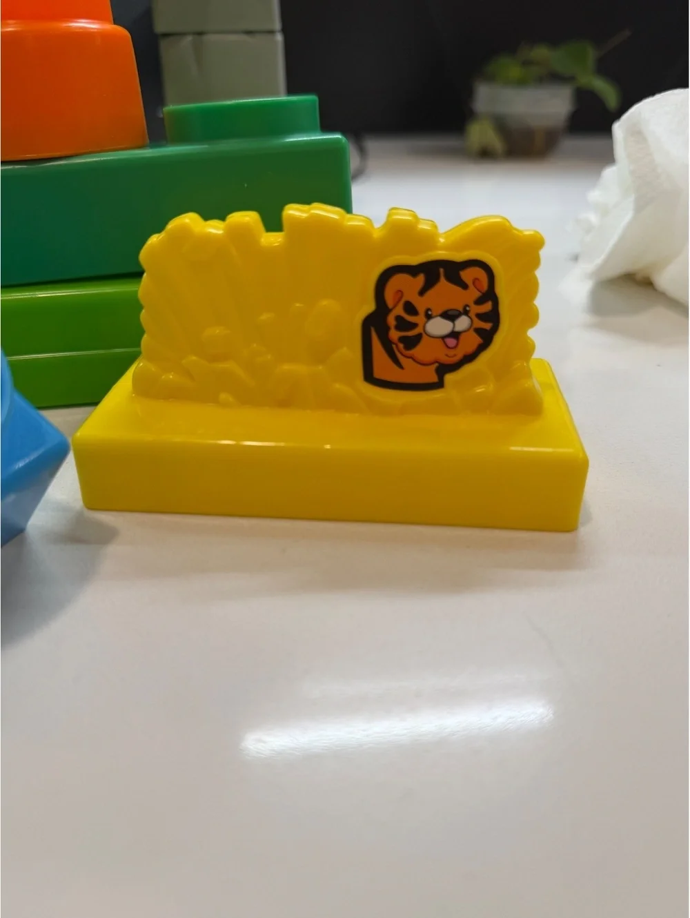 2007 Fisher-Price Little People Build 'n Fun Jungle Building Blocks Set